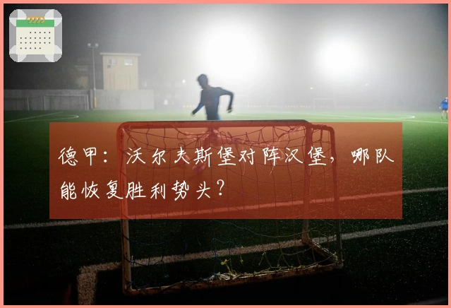 德甲：沃尔夫斯堡对阵汉堡，哪队能恢复胜利势头？